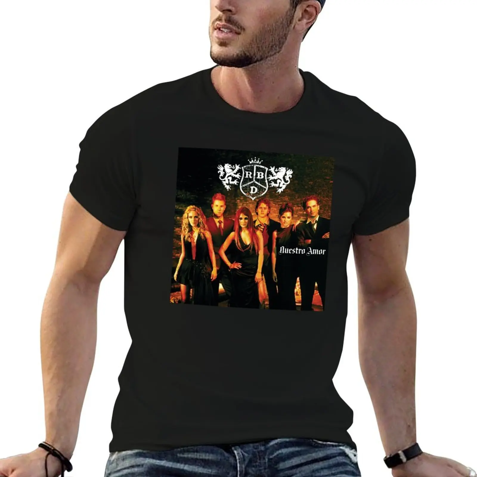 

tees man man shirts for t T-Shirt RBD print NUESTRO t t graphic custom shirt shirts graphic AMOR