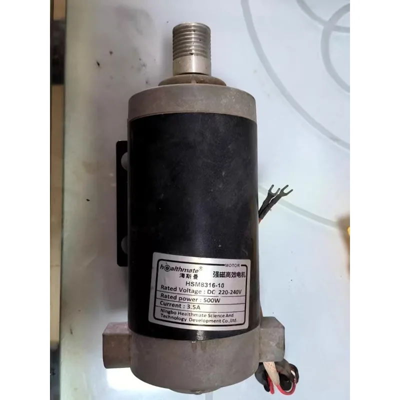 The treadmill motor model is HSM8316-10.