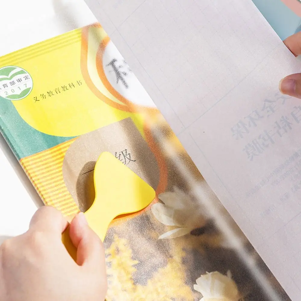 10PCS/Set S/M/L Book Cover Five-partition Type Transparent Self-Adhesive Book Skin Thick Self-Adhesive Book Wrap Paper
