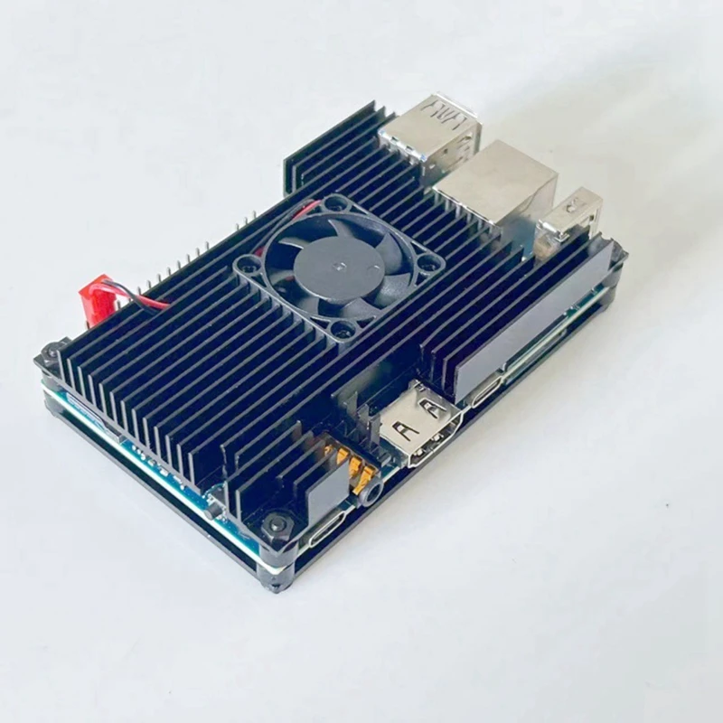 El disipador de calor del ventilador de la placa de desarrollo Smart-For Orange Pi 5B es resistente y duradero
