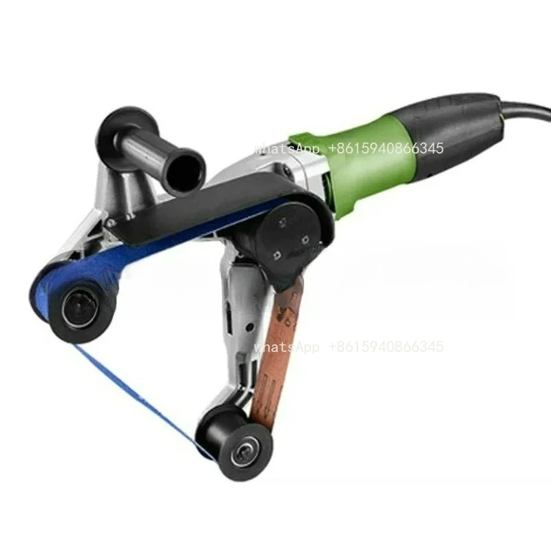 110V/220V Stainless Steel Tube Belt Sanders Polisher Pipe Grinding Polishing Machine Wire Drawing Equipment for Metalworking