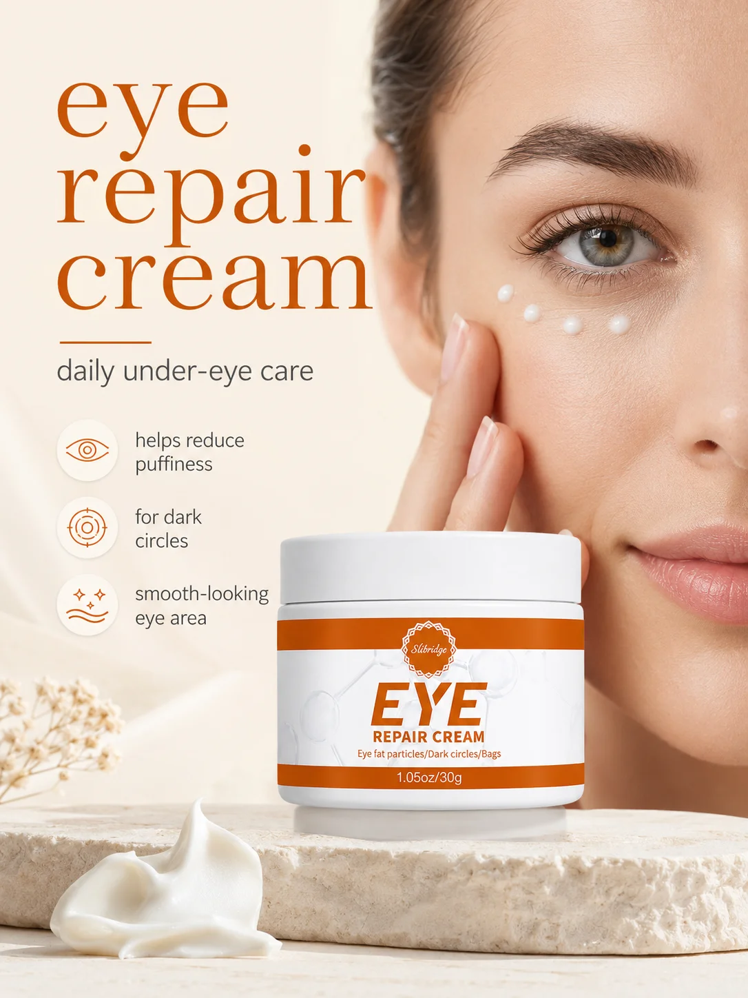 Eye Tightener Repair Anti‑Aging Eye Treatment Firming Lifting Eliminate Wrinkles Remove Dark Circles Eye Bags Reduce Puffiness