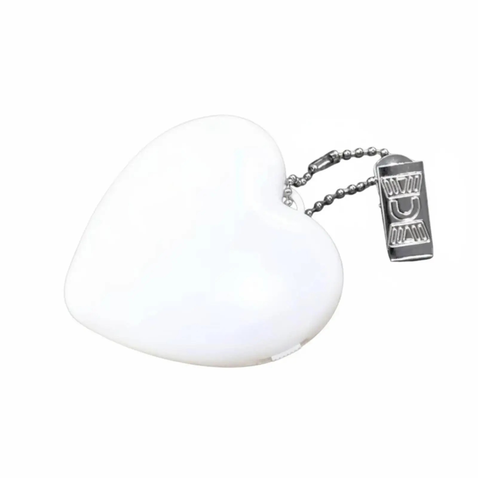 Small Heart Keychain Light for Women Purse Bag Glow in Dark Portable Cute Charm Gift
