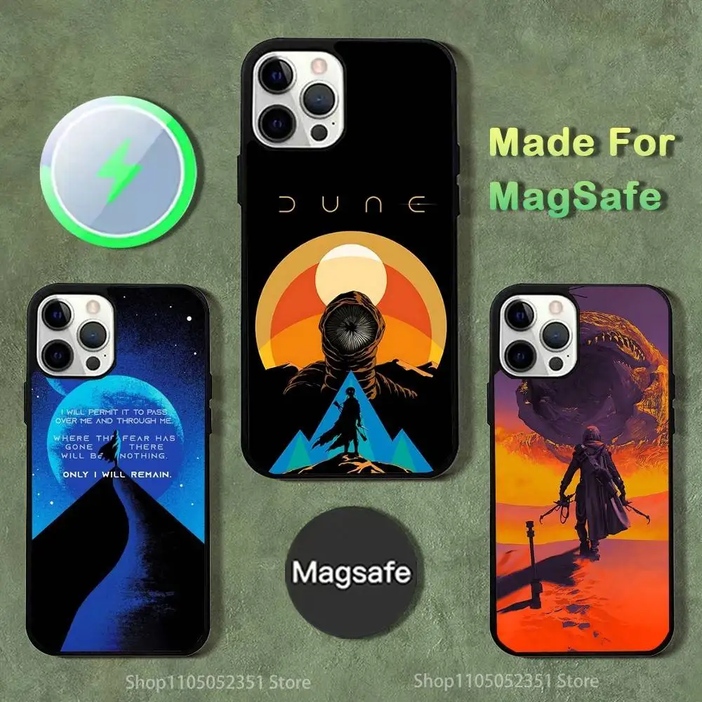 

Movie D-Dune Phone Case For iPhone 17,16,15,14,13,12,11,Pro,Max,Plus,Mini,SE4,E Magnetic Magsafe Wireless Charging