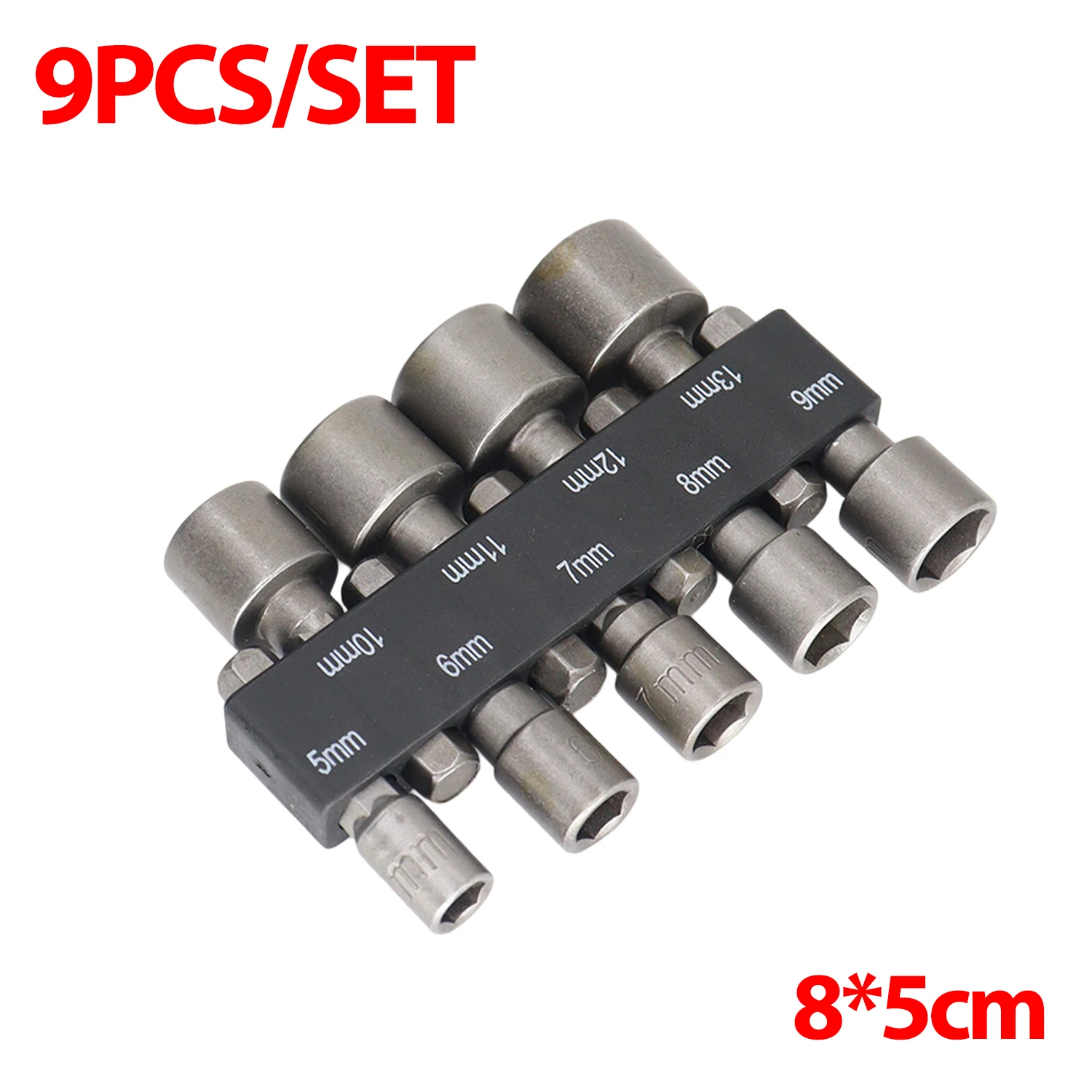 Sechskant-Steckschlüssel-Bit-Set mit Magnetfunktion, Schraubendreher-Adapter, Sechskantgriff-Steckschlüsseladapter für elektrische Schlagschrauber – Detail 9