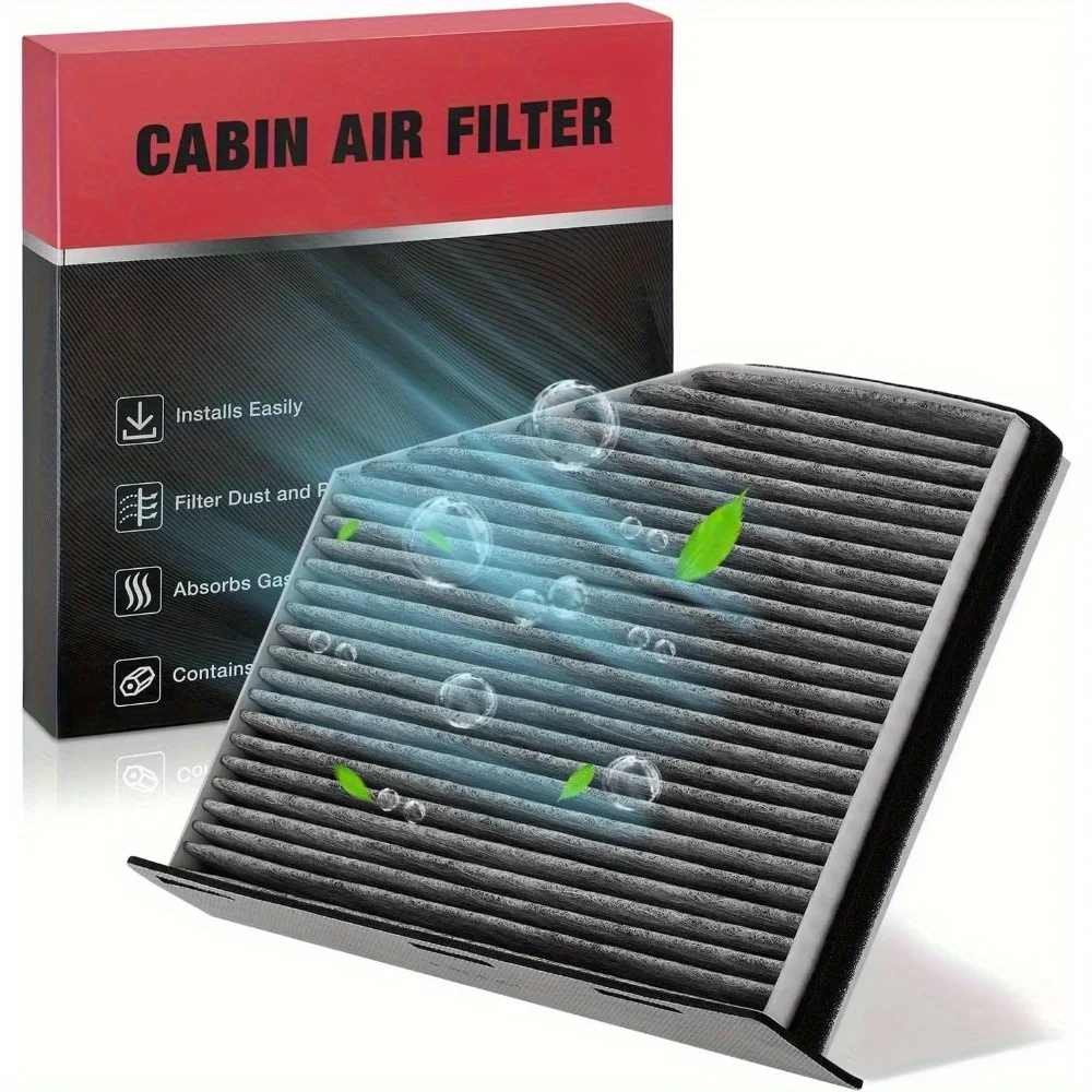 

Охранный фильтр салона с активированным углем, совместимый с Volkswagen Passat, Passat CC, Golf R/City, Audi Q3, Q3 Quattro, A3