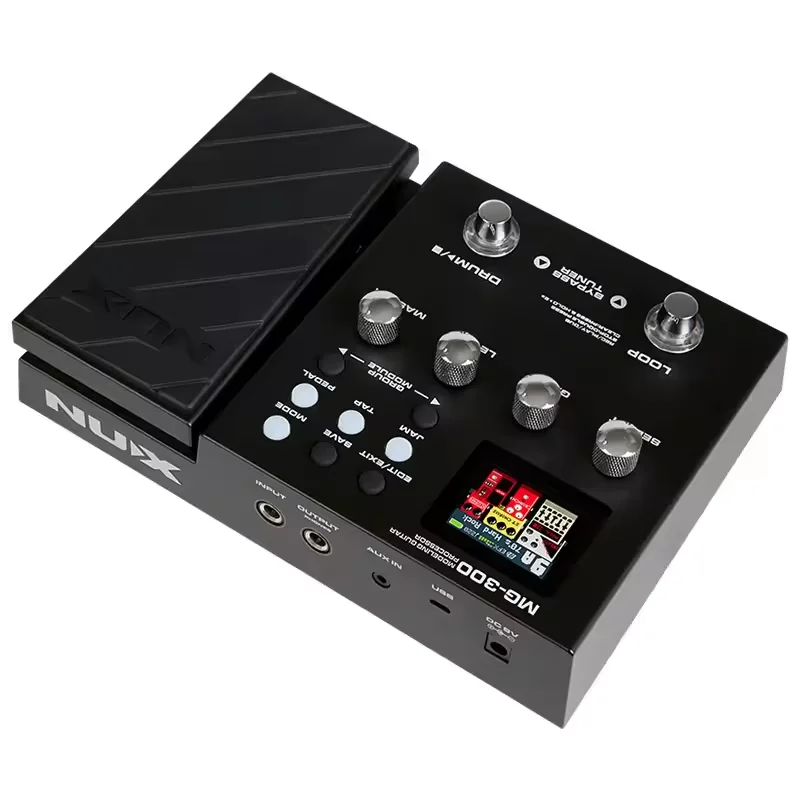 Nux Mg300 Modeling Multi-effects Pedals Guitar Processor Electric Guitar Effects Pedal Multi Effect for Metal Knob 5