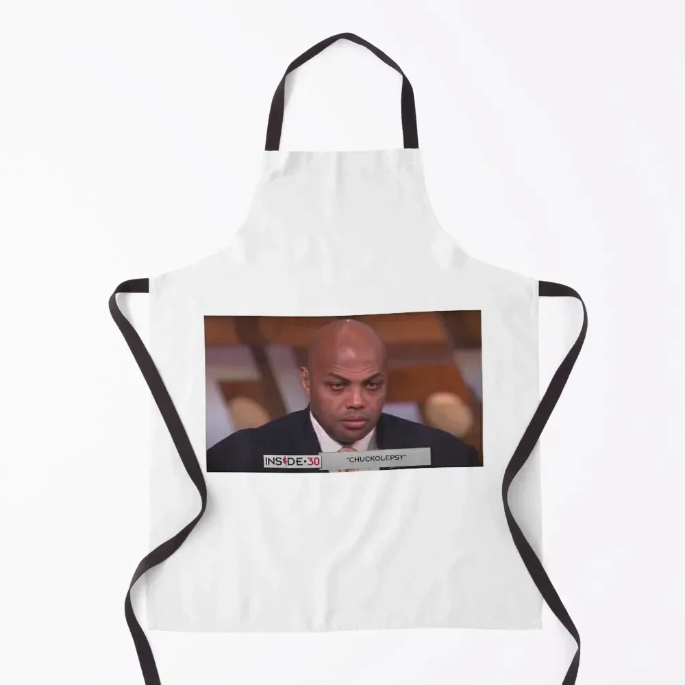 

Charles Barkley Chuckolepsy Apron Professional Barber Kitchen New 2022 Year Smock for hairdressing chef costume Apron