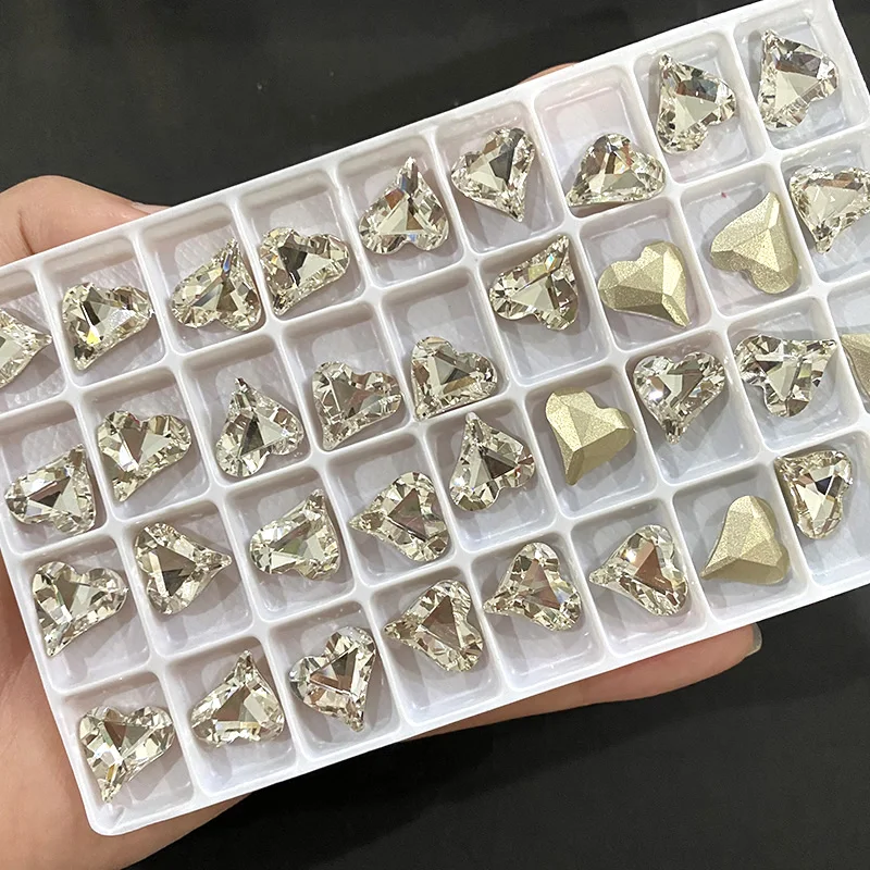 Different Shapes Super Clear 10PCS Rhinestones Glass DIY Accessories Crafts Crystal Jewels Beads For Nail Art Garment Decoration