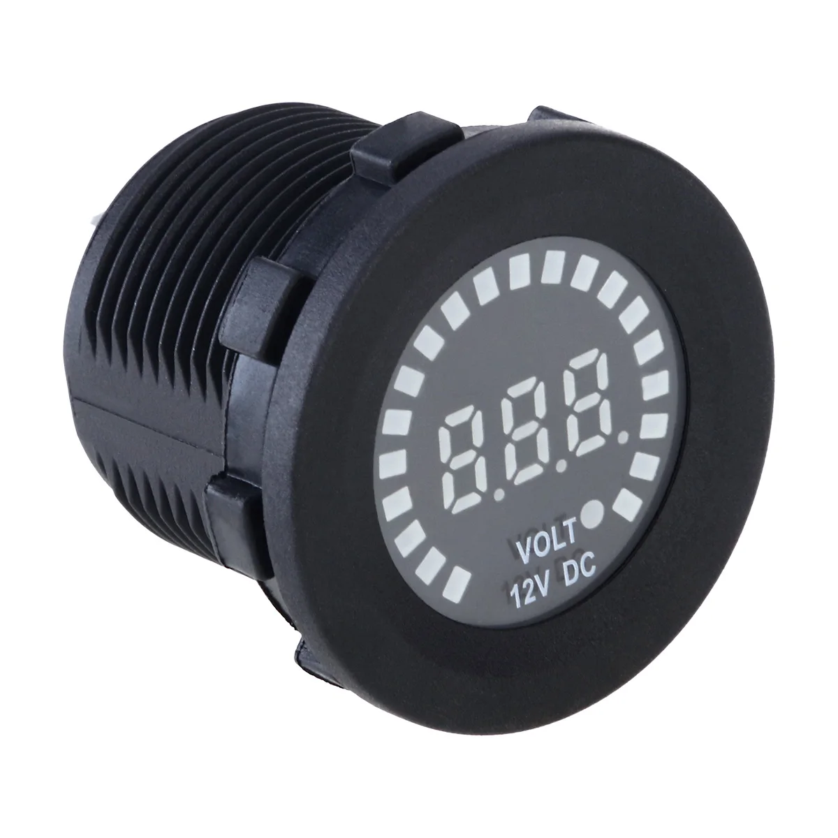

Durable 12V Mini Digital Voltmeter For Automotive Motorcycle With Reverse Protection Function