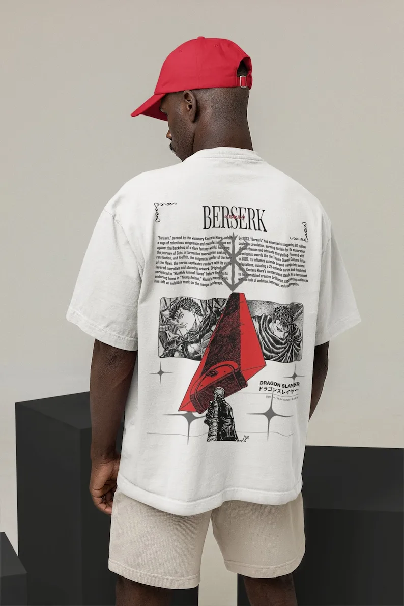 ANIME T-SHIRT Backprint | 100% cotton