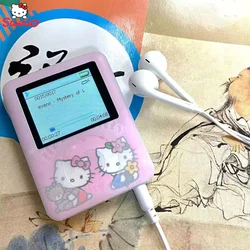 Kawaii Sanrio Hello Kitty Music Player Student Mp3 Mp4 Sports Running Walkman Hd Large Capacity Bluetooth Girl Birthday Gift