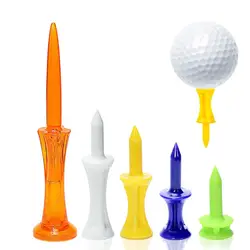 PGM 50pcs Golf Tees plastica 36mm/80mm colori casuali accessori Sport TE005