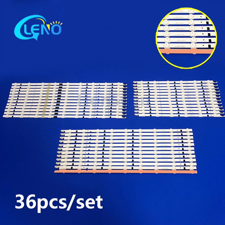 

100% New 36pcs/Kit LED strips for SAMSUNG 75 TV UN75F6400 UN75F7100 UN75F6300 UE75F6400 UE75F6470 UE75F6475 UE75F6375 UE75F6300