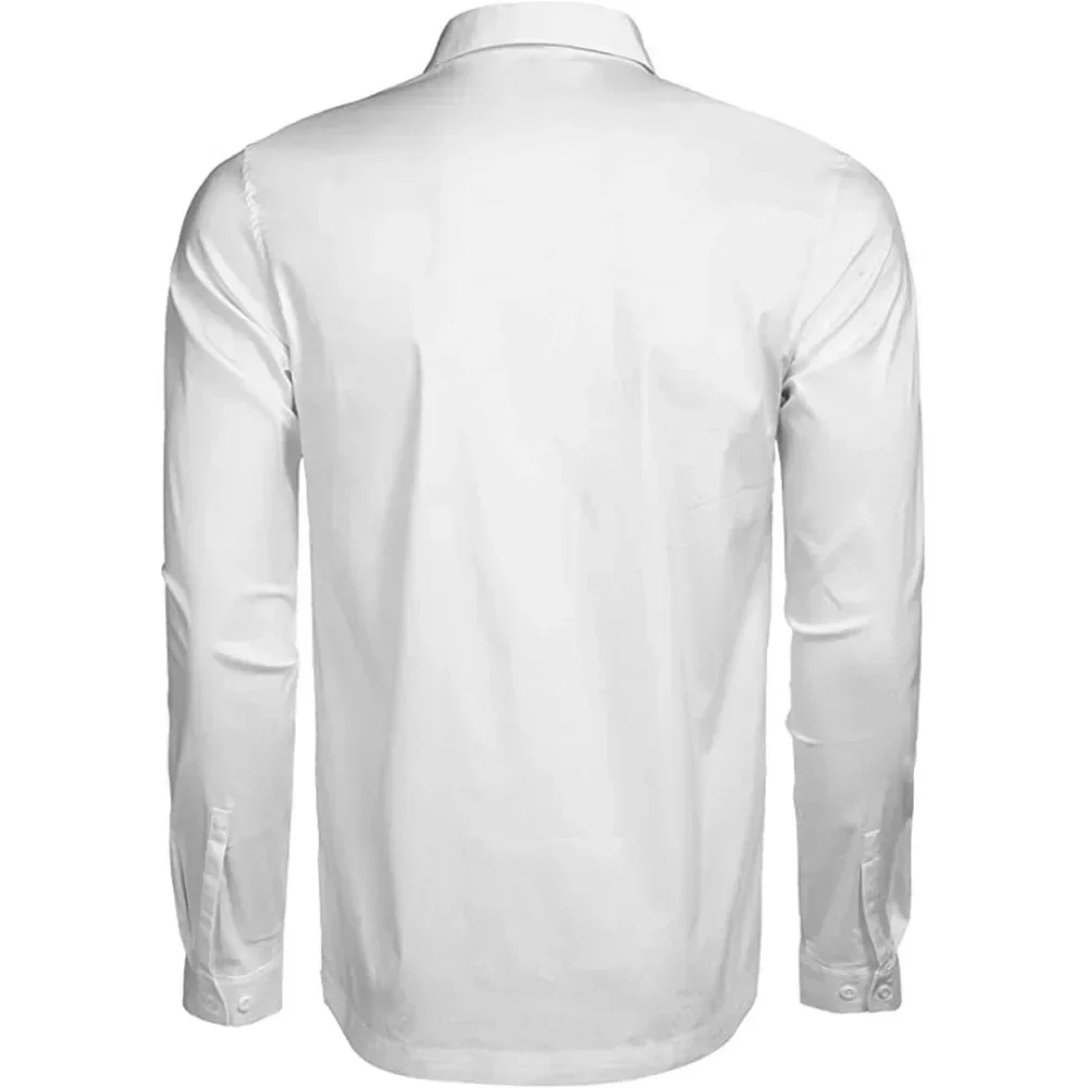 Medieval Renaissance Pirate Shirt Men's V-neck Lace-Up Long-Sleeved Top