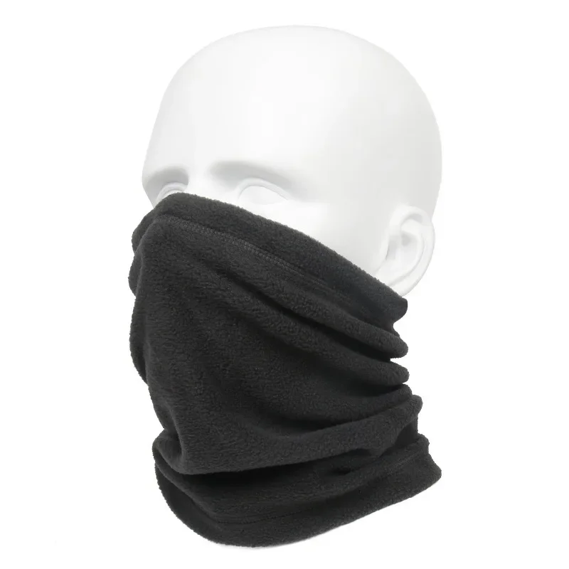 Men Women Thick Fleece Riding Face Mask, Windproof Warm Multifunctional Sports Face Towel for Motorcycle Bicycle Outdoor Use