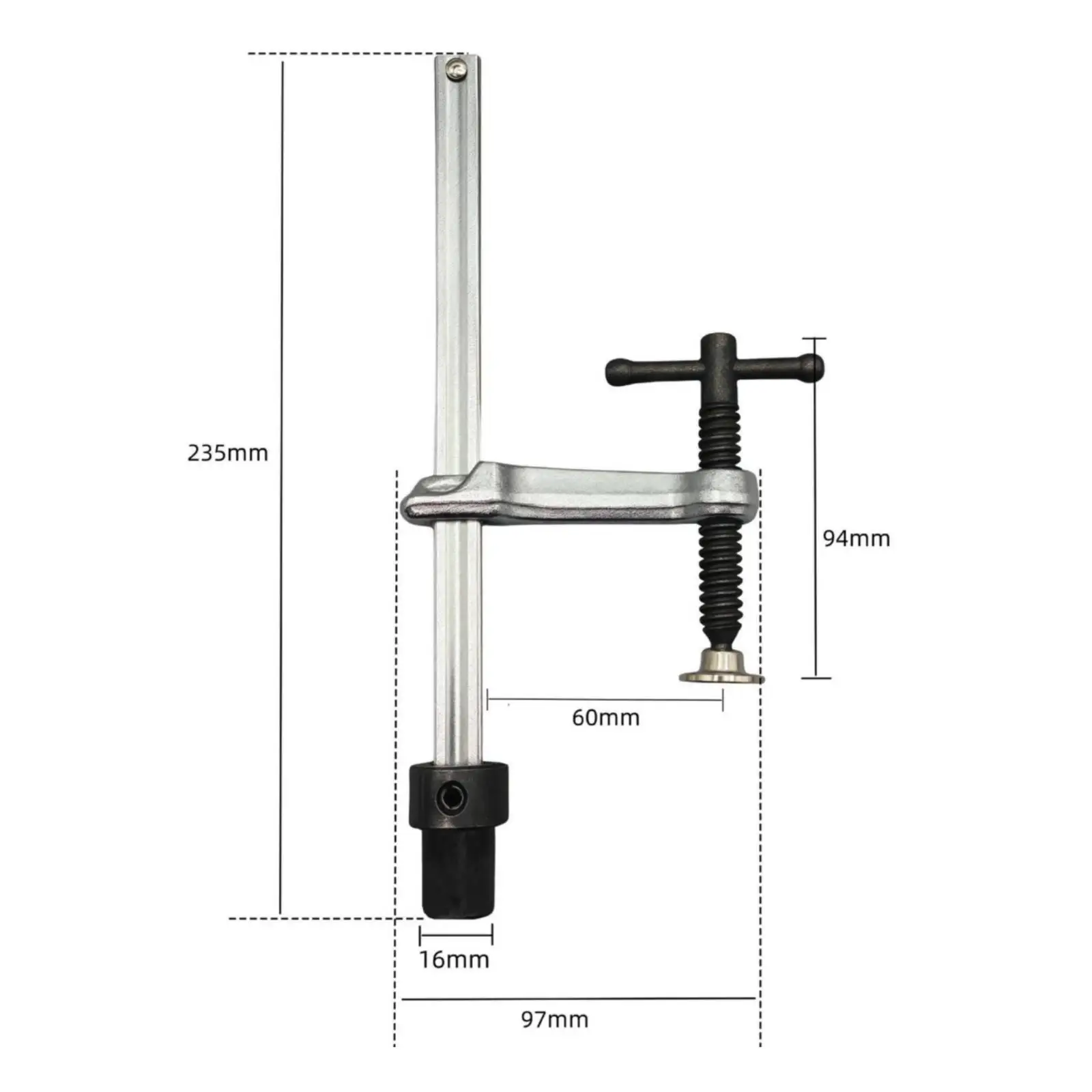 Ratchet Table Clamp Insert Type Workshop Tool Heavy Duty for Workbench, Welders