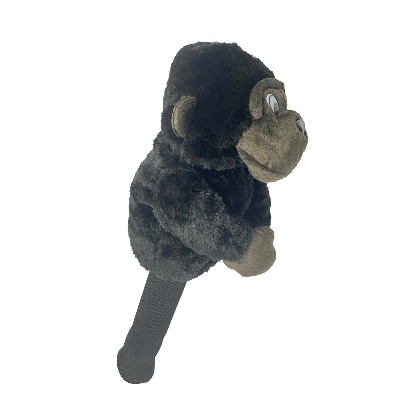 Animal Golf Driver Headcover Soft Plush Gorilla Golf Club Head Cover with Sock Sleeve for Driver Golf Club Head