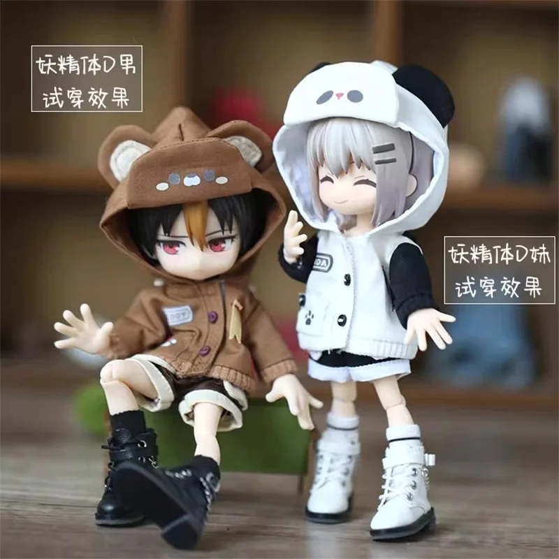 

OB22 OB24/26 Doll Shoes Chain Leather Boots Shoes Model Accessories P20 YMY23/25 BJD Body In Stock