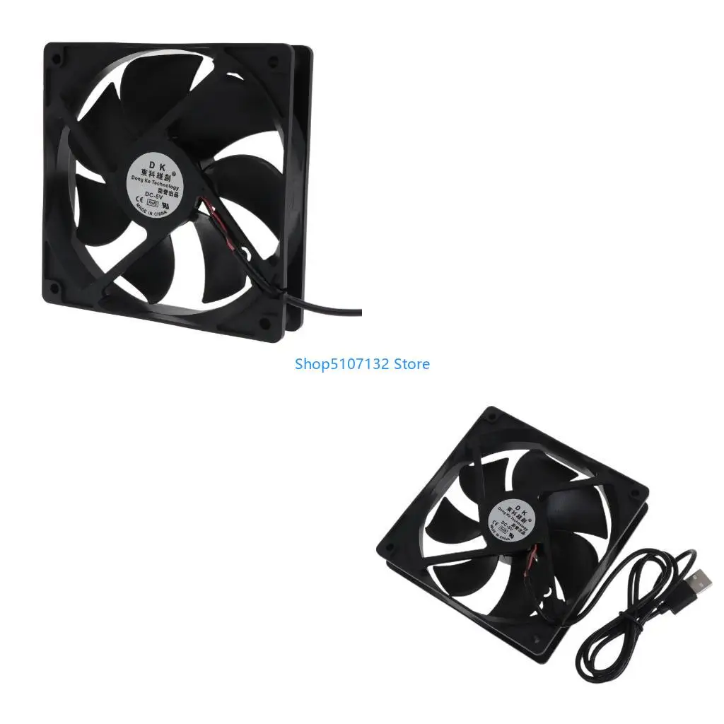 

87HD 120x120x25mm CPU Cooling Fan 5V 2pin Silents Cooling Fan CPU Coolers Chassis Radiators for Desktop Computer 1500RPM