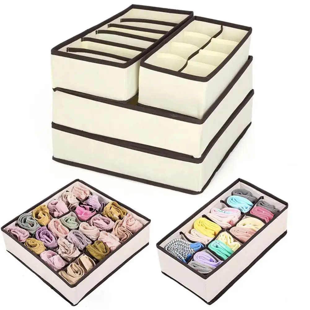 Органайзер для нижнего белья, носков, бюстгальтера, брюк, шарфа, галстука, ящик для хранения джинсов, органайзер для одежды, разделители для ящиков, органайзер для одежды