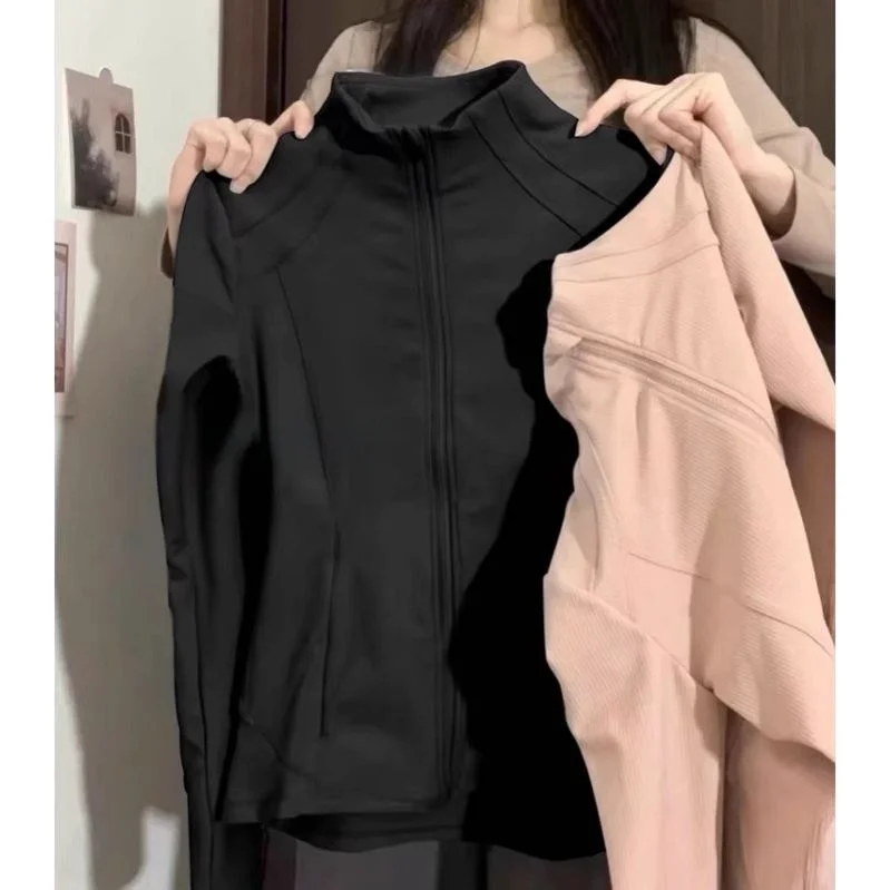 

Sli Ice Silk Women's Summer Thin New White Open Cardigan Yoga Fitn Sun Protection Top Slim Fit Faionable Outerwear