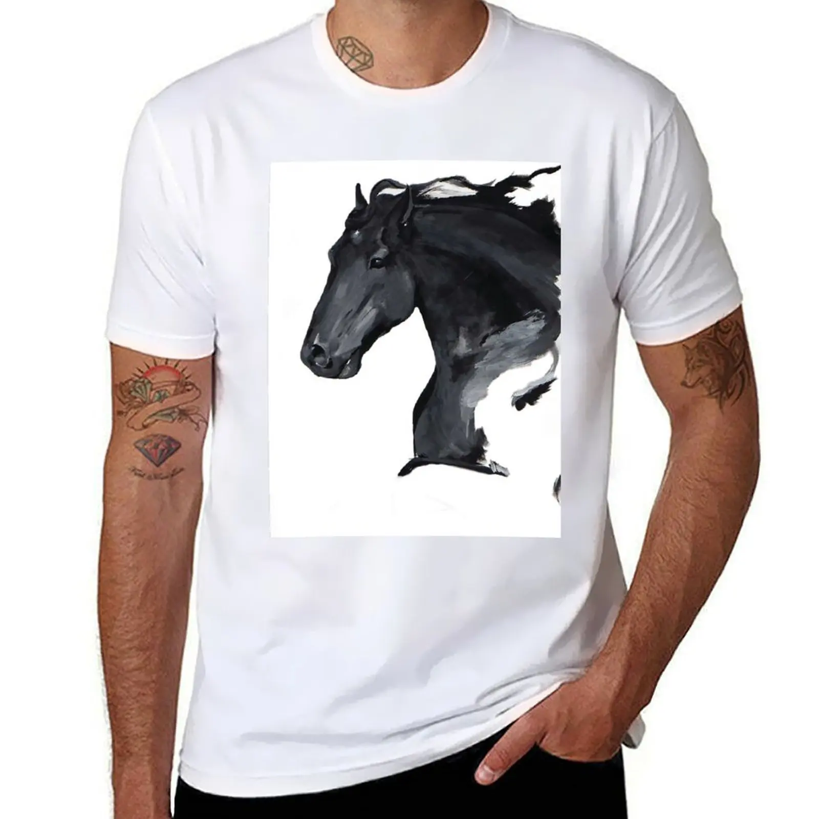 

Friesian T-Shirt man t shirt heavy cotton essential t shirt T-Shirt