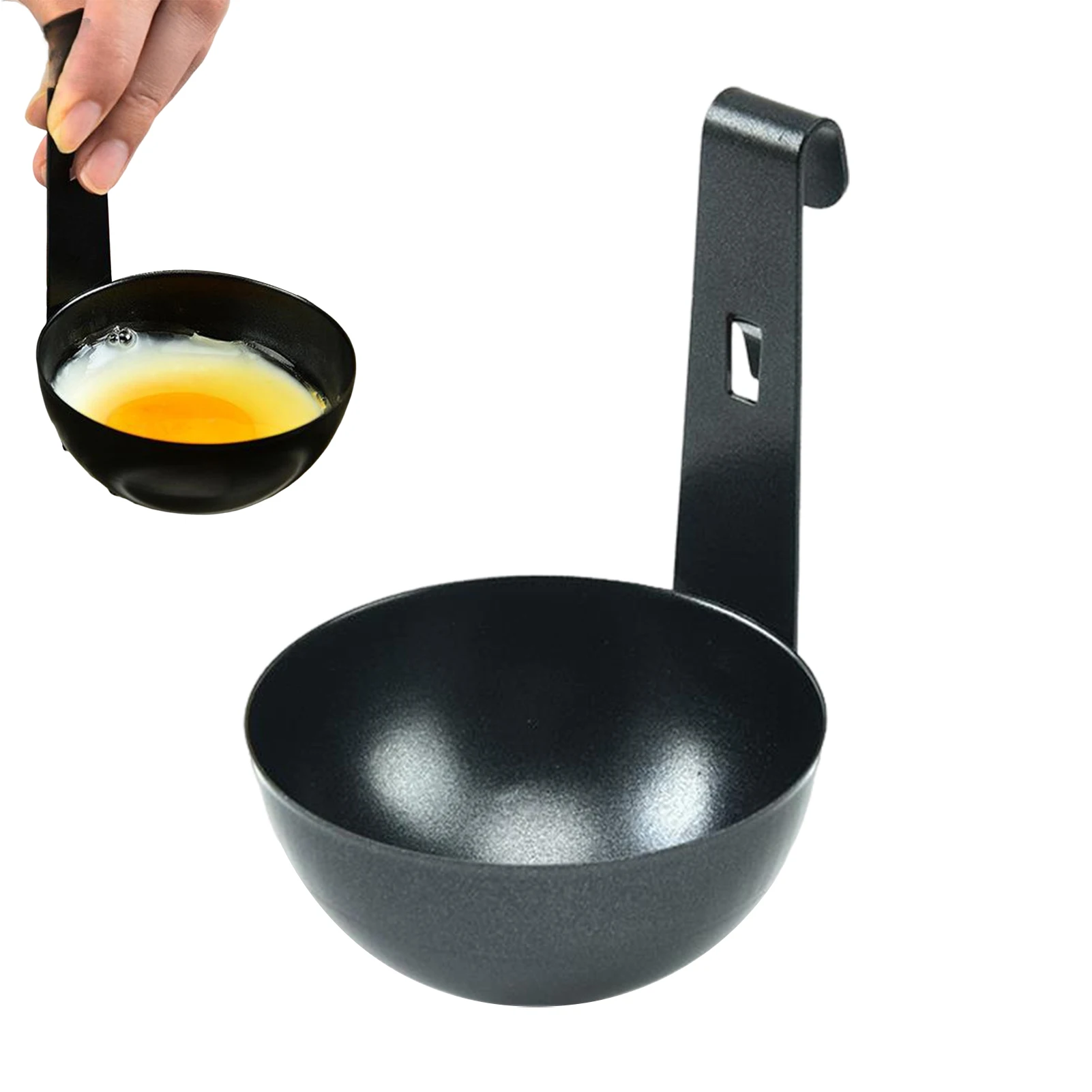 

2PCS Poached Egg Maker Egg Poaching Pan Nonstick Large Egg Poachin Boiled Holder Egg Steamer Rack Egg Cooker Kitchen Supplies