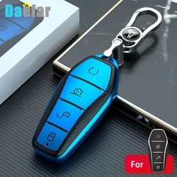 Key Case Cover for BYD Song Plus Atto 3 Han EV Tang DM Qin Seal Dolphin TPU Remote Fob Holder Keychain Car Accessories