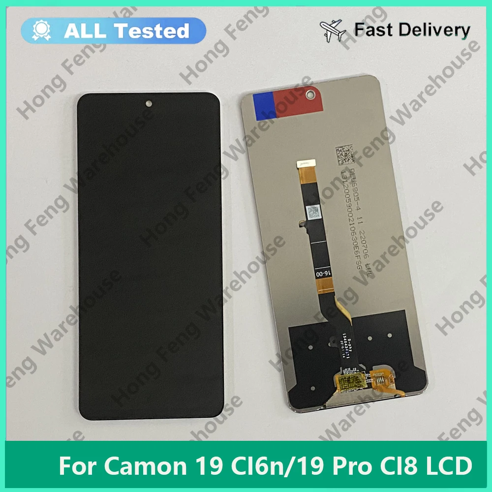 For Tecno Camon19 CI6n Camon 19 Pro CI8 CI8n CI7n LCD Display Touch Screen Assembly For Tecno Camon 19 Neo CH6i LCD Sensor