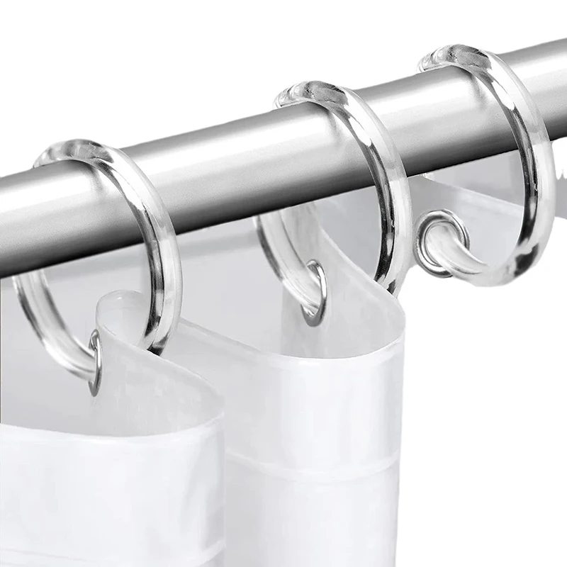 12 pezzi anelli per tende aperti anelli per tende anelli rotondi clip per tende da doccia per tende e aste per tende