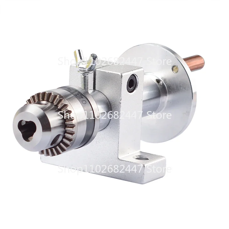 Adjustable Live Lathe Center Head with Chuck DIY Accessories For Mini Lathe Machine Revolving Lathe Centre Woodworking Tool