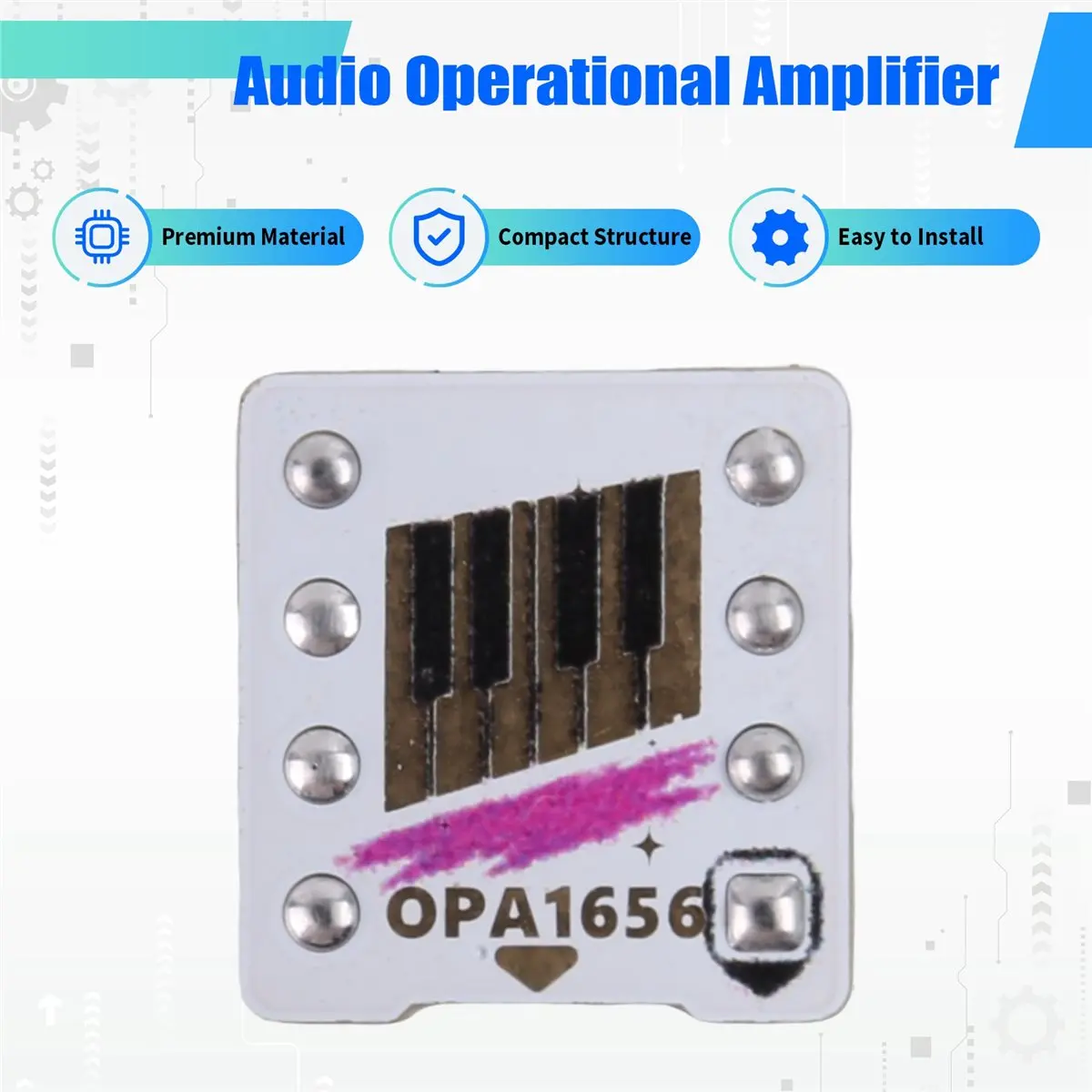 1PCS OPA1656, Ti Top-Level Audio Operational Amplifier, CMOS Structure, Exclusive Optimized Tuning Version