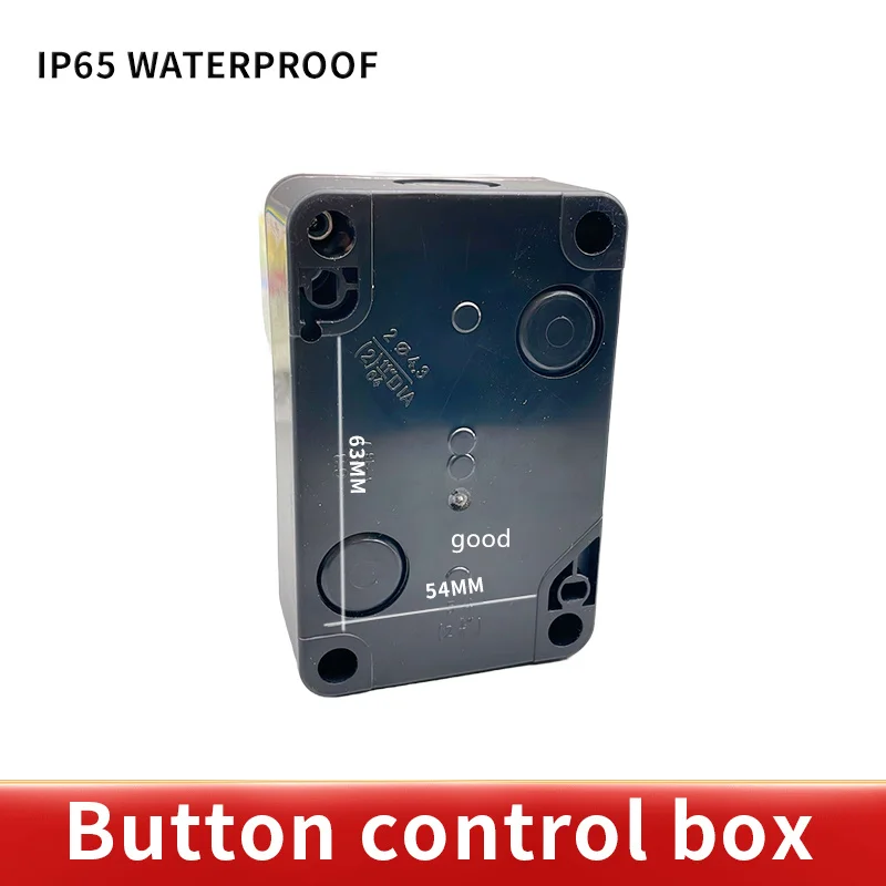 Push Button Switch Control Box Waterproof Button Indicator Light Plastic Case Emergency Stop Reset Point Electric Box