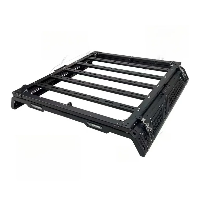 New Arrival Expandable Top Loading Half Height Gantry Roof Storage Rack Universal Pickup Truck Exterior Accessories