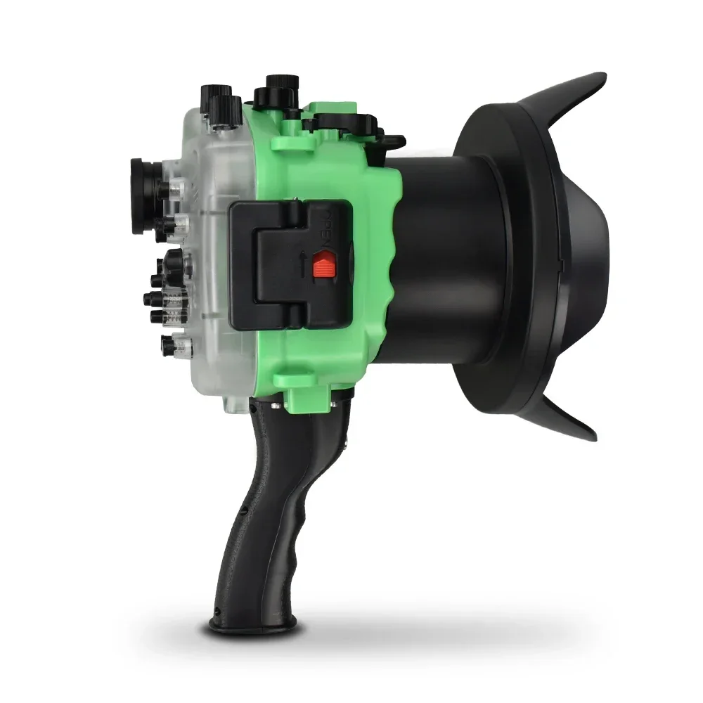 Seafrogs Elektronische Shutter Handgriff Halter Halterung Für A7 A7II A7R III unterwasser Wasserdichte Kamera Fall Gehäuse