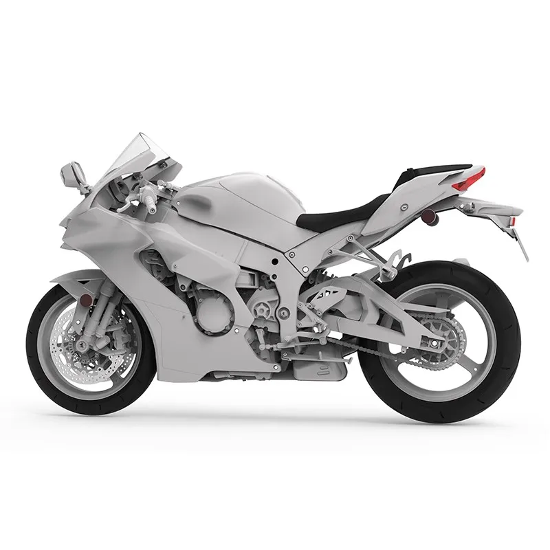 MENG 1/9 كاواساكي نينجا ZX-10R دراجة نارية تجميع نموذج MT-007 غير ملون تجميع الشكل مخصص تحصيل هدية عيد ميلاد #3