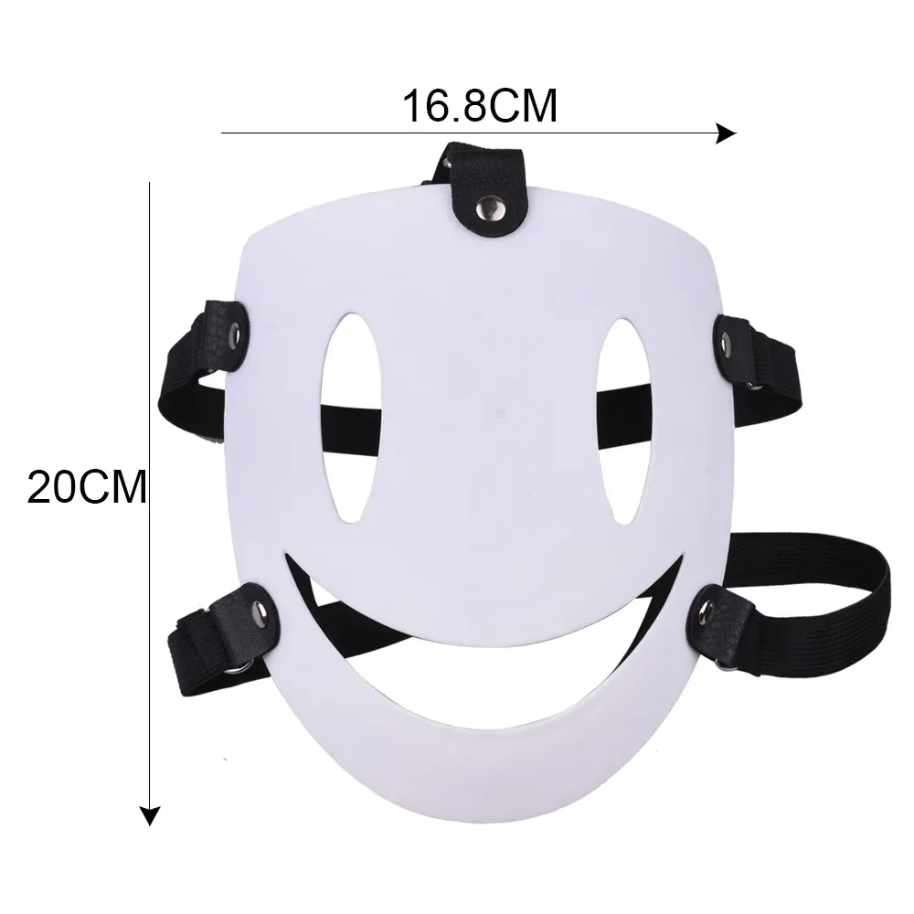 Accessoires de costumes de samouraï japonais-masques blancs pour la fête de carnaval, masque de cosplay de Sniper d'invasion de grande hauteur d'anime Tenkuu Shinpan