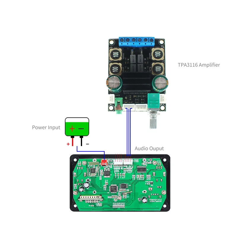 MP3 LCD Player Bord Blutooth Digital Audio Player USB SD BT Musik Decoder Modul TDM157 Für Verstärker
