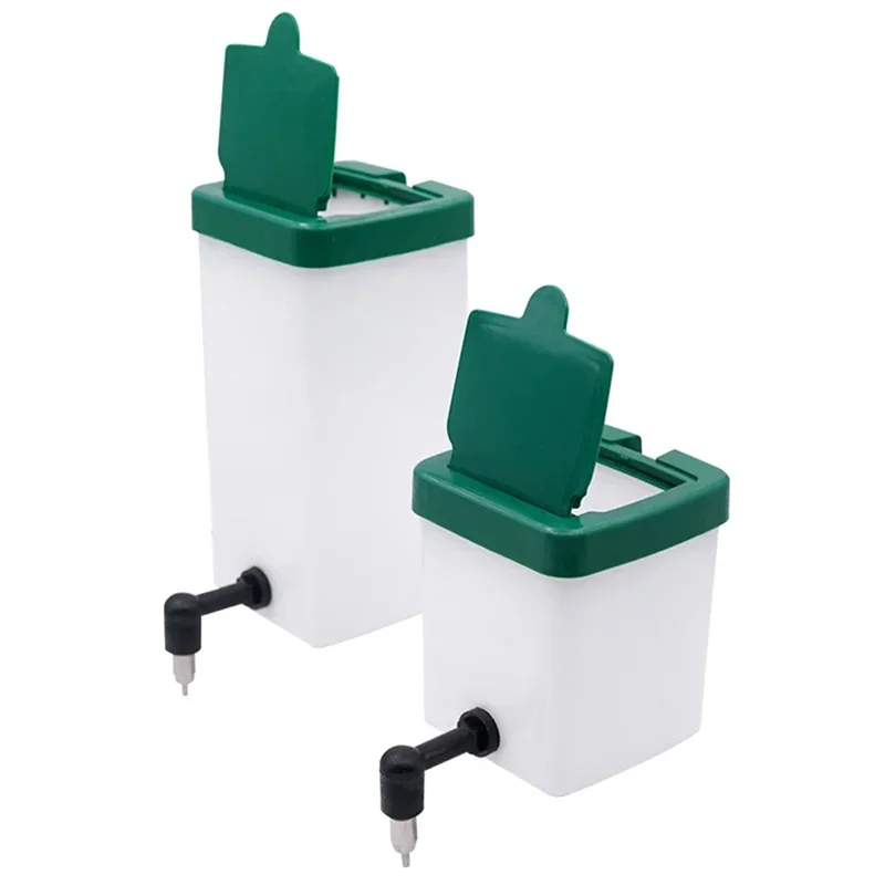 2PCS Water Dispenser Drinker Feeder Drinking Fountain Automatic Drinking Equipment Pet Animal Hamster Supplies-New