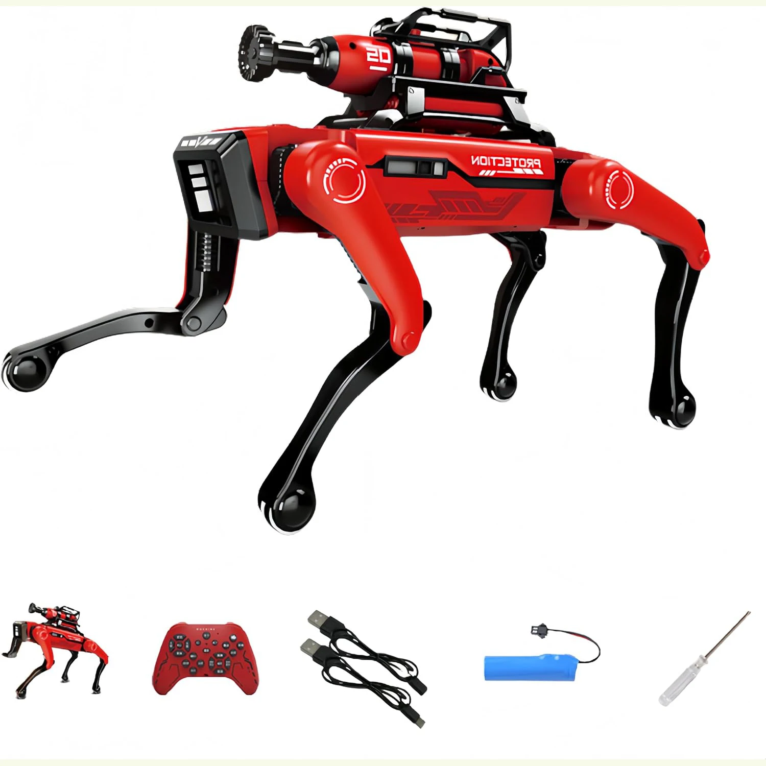 Intelligente AI RC Robot Hond Voice Dialogue APP Afstandsbediening Programmering Zingen Dansmachine Hond Kinderspeelgoed