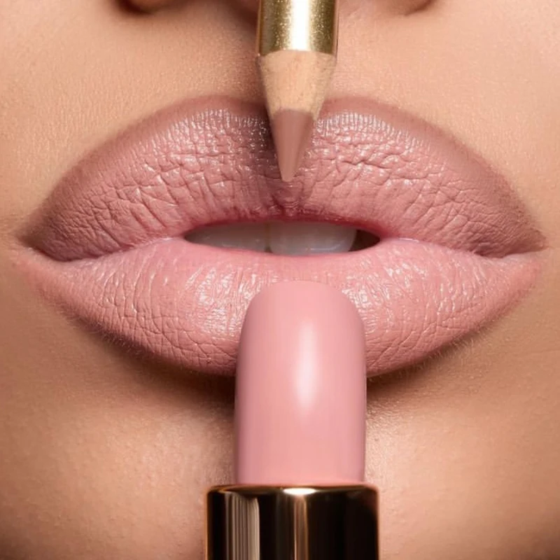 Matte Velvet Lipstick Lip Liner Set Color Rendering Lasting Non-stick Cup Sexy Lipsticks Waterproof Beauty Lips Makeup Cosmetics