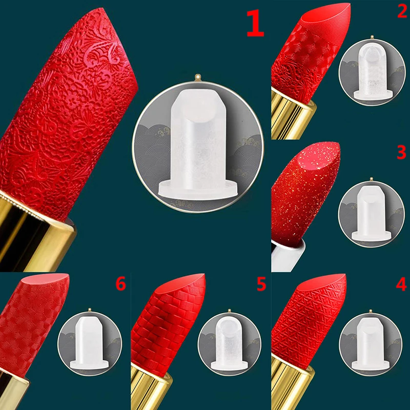 12.1mm 1/3PCS set Silicone Lipstick Mold Aluminum Ring Mould Holder Diy Beauty Lipstick Mould Handmade Lipstick Making Tool