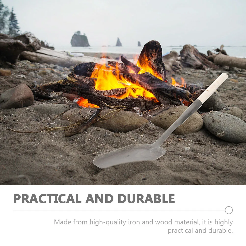 

Fireplace Cleaning Shovel Coal Ash Handles Charcoal Wooden Shovels Digging Heavy Duty