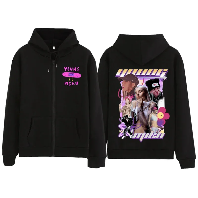 

THE XOXO TOUR YOUNG MIKO Zipper Hoodie Jacket Zip Up Hoodie Sweatshirts Y2K Coat Gift