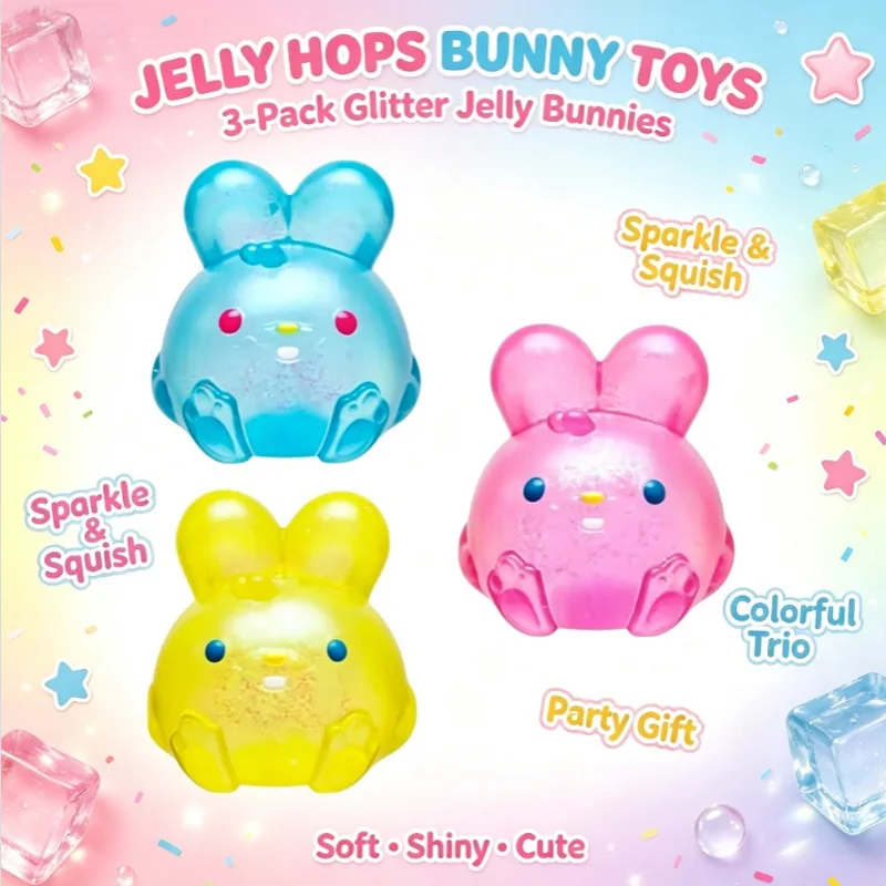 Schylling Needoh Nice Cube Sensory Fidget Stress Calming Squish Anti-Anxiety Squish Orb For Concentration ADHD Users
