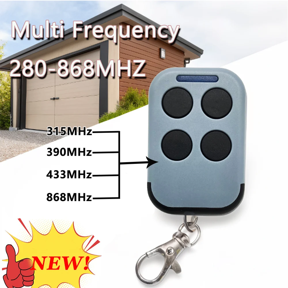 

Multi-frequency Universal Garage Control Door Remote Controller 280-868mhz Gate Control 433mhz 315 390 Copier Duplicator