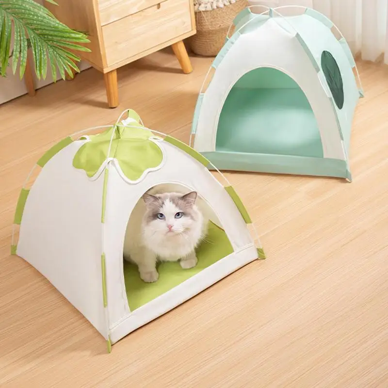 Cat Tents ForIndoor Cats Comfortable Indoor Pet House Beds Cat Bed Cave Breathable Resting Tent Bed Pet Sleeping Bed For Garage