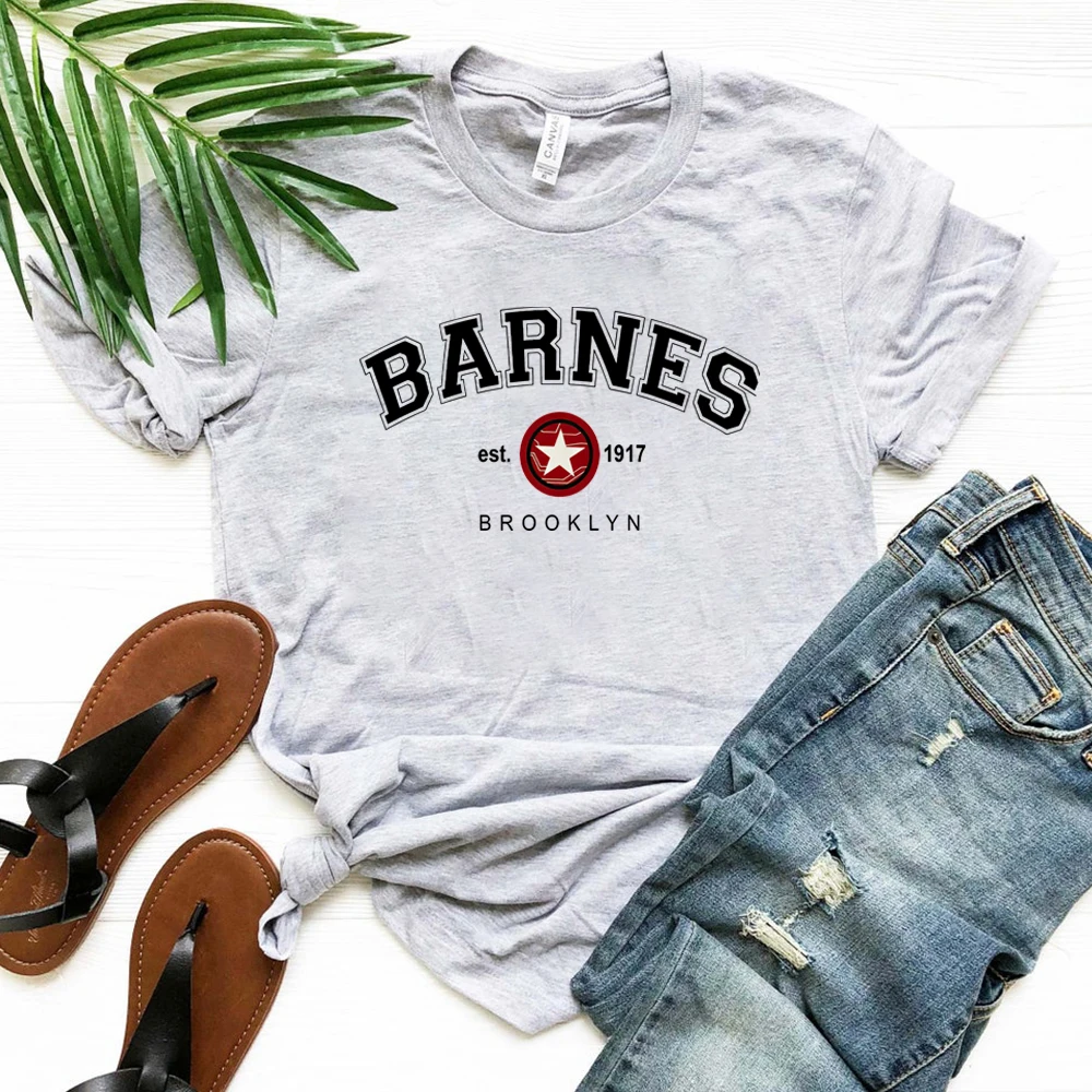 Barnes 1917 Shirt Cool Bucky Barnes T-shirt Vintage Sebastian Stan Shirts Unisex Superhero Tees Women Harajuku Tops Fans Gift