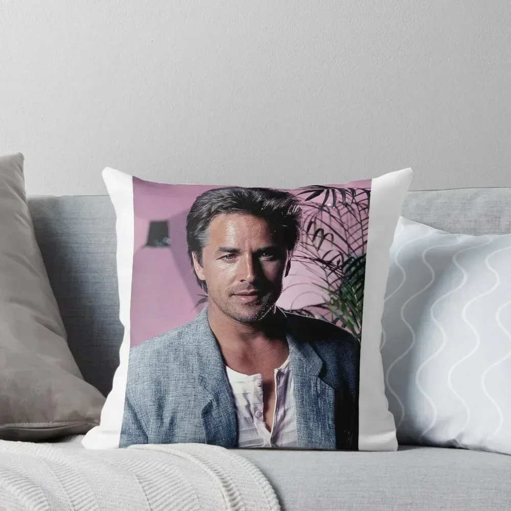 

Don Johnson MIAMI VICE Throw Pillow luxury decor Sofas Covers Couch Pillows New year pillow